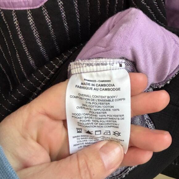 Nike Women's City Ready 1/4-Zip Training Jacket Violet and Black Athletic XS - Picture 11 of 12